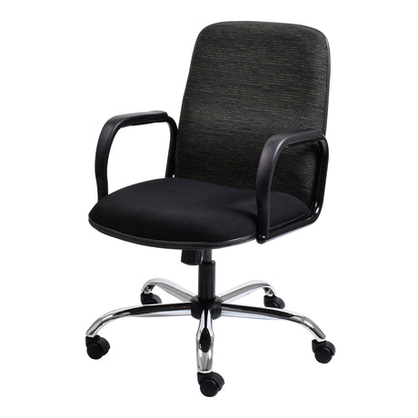 Paula Loop Arm Medium-Back Office Chair