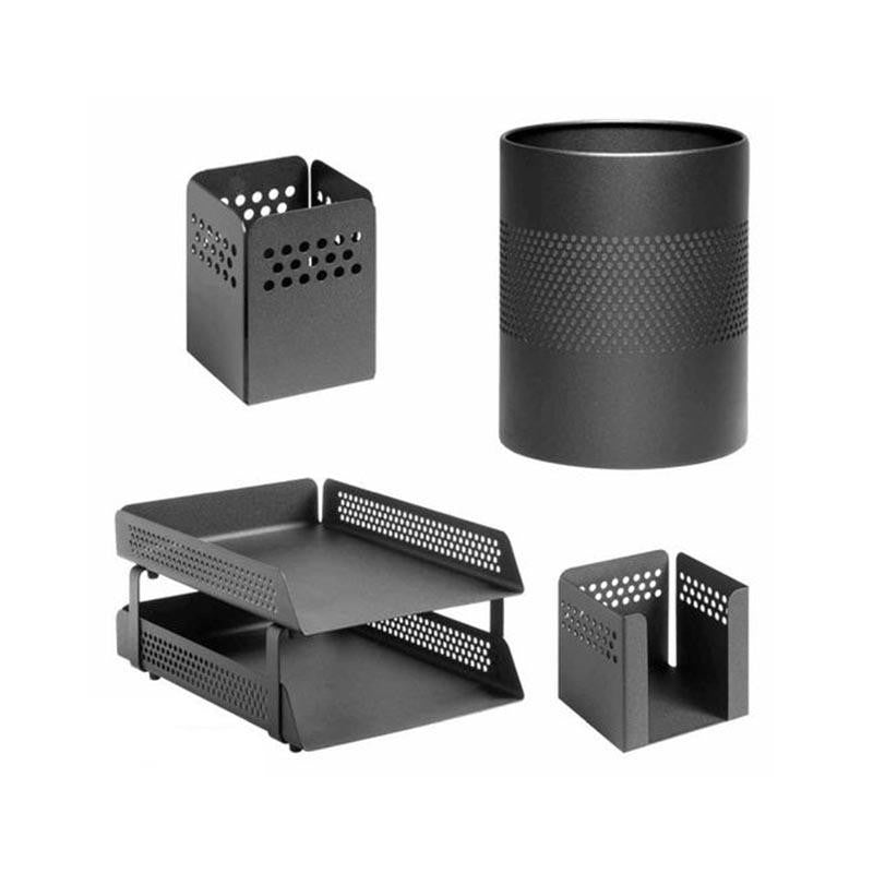 Perforated Desk Set