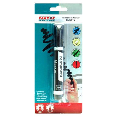Permanent Marker (Bullet Tip – Carded – Black)