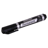 Permanent Markers, Black Bullet Tip Marker in a Box of 10, Model PP1001B.