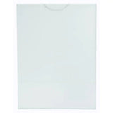Perspex Pocket (Clear/White Backing A2)