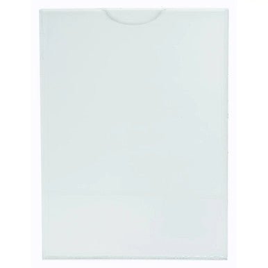 Perspex Pocket (Clear/White Backing A2)