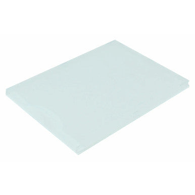 Perspex Pocket, Clear with White Backing, A2 Size, BG6002, Transparent Acrylic Display Pocket for Signage or Documents.