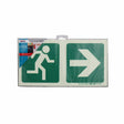 Photoluminescent 190MM Safety Sign – E1-Running Man+Arrow Right