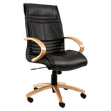 Pimento Wooden High-Back Office Chair