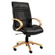 Pimento Wooden High-Back Office Chair