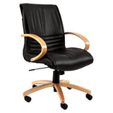 Pimento Wooden Medium-Back Office Chair