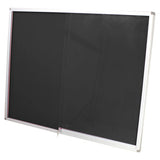 Pinning Display Case, 1500 x 1200 mm - Black, Product Image.