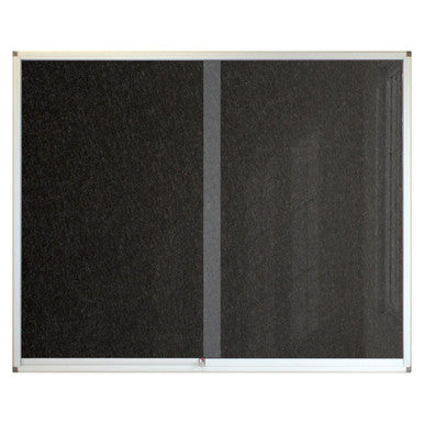 Pinning Display Case, Black Coloured Pinning Display Case Measuring 1500 x 1200 mm.
