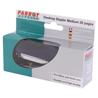 Plastic Medium Desktop Staplers 105*(24/6 26/6) – Navy 20 Pages