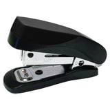 Plastic Mini Stapler (Black) and Staples (1000 x 26/6) ST3050B, Black Plastic Mini Stapler with Metal Base for Office and Home Use with Staple Pack.