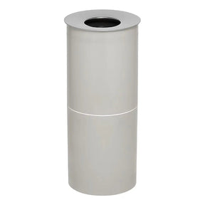 Plastic Standing Ashtray with Stainless Steel Top – GREY