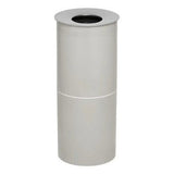 Plastic Standing Ashtray with Stainless Steel Top