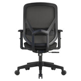 Black Mesh Office Chair, Pluto Mesh Medium-back by Office Stock South Africa, Featuring a Breathable Chair Design with Sleek Black Mesh, Sturdy Base, and Adjustable Armrests, Perfect for Modern Workspaces.