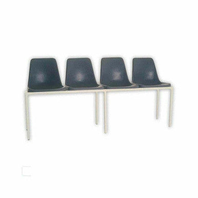 Poly Shell Seating Bank with 32mm Square Tubing Frame - Additional View 2