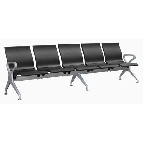 Polyurethane Airport Bench Five Seater
