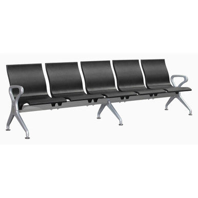 Polyurethane Airport Bench Five Seater