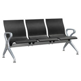 Polyurethane Airport Bench Three-seater