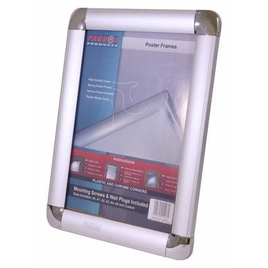 Poster Frame (A0 – 1250 × 900mm – Chrome Corner)