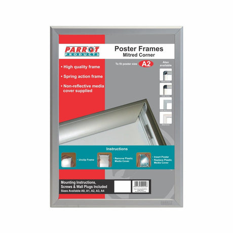 Poster Frame (A2 – 655 × 480mm – Single Sided – Mitred Corner)