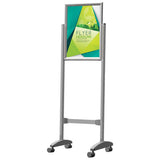 Poster Frame Stand (A0 - Double Sided - Castors)