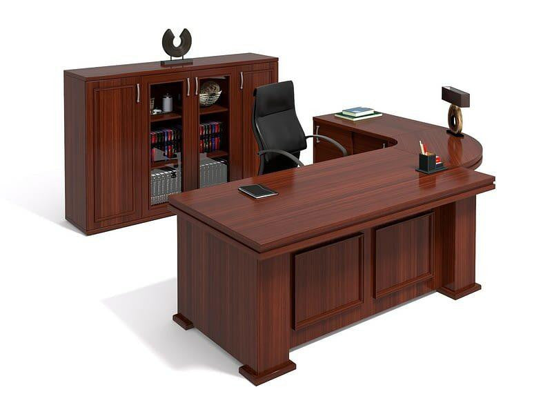 President Executive Desk in Veneer Wood