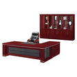 Prestige Executive Office Desk – Mahogany Veneer