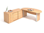 Prism Executive Desk in Veneer Wood