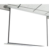 Projector Screen Ceiling Box to Fit 1270 Screen (1670 mm), Ceiling-Mounted Projector Screen with a White Surface and Black Borders Designed for Ceiling Installation.
