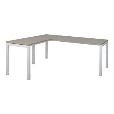 Prowork Office Desk with Extension in Melawood 1000W X 732H mm with 22mm Top
