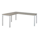 Prowork Office Desk with Extension in Melawood 1000W X 732H mm with 22mm Top