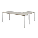 Prowork Office Desk with Extension in Melawood 1000W X 732H mm with 22mm Top