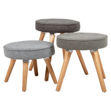 Quartz Three Stool Ottoman