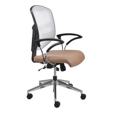 Que Mesh Medium-Back Office Chair