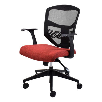 Que Mesh Medium-Back Office Chair