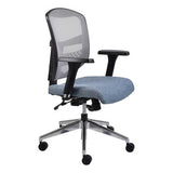 Que Mesh Medium-back Office Chair with Y800 Adjustable Three Positional Arm Front Side Chair | Office Chairs | Office Stock
