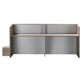 Reception Counter with White Front Panel