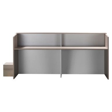 Reception Counter with White Front Panel