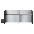 Reception Counter with White Front Panel