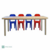 Rectangular Cradle Stand Fibreglass Table