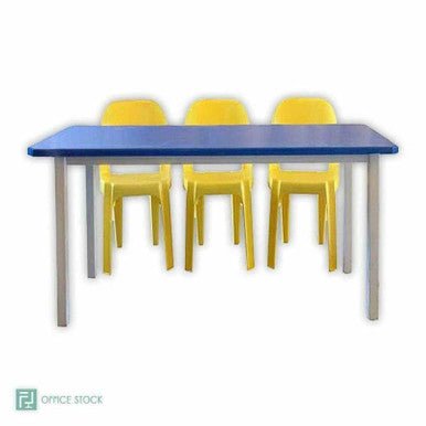 Rectangular Cradle Stand Fibreglass Table