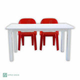Rectangular Melamine Table with Cradle Stand | Uncategorized | Office Stock