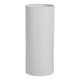 Round Solid 32 cm Liner, a Plain White Cylindrical Liner for Containers.
