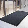 Black Rubberised Door Mat, Office Stock South Africa Shop, Durable and Comfortable, Placed at Office Entrance, Perfect for South Africa Door Mats, Enhancing Function and Aesthetics in Receptions and Meeting Areas.