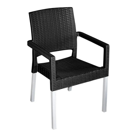 Ruby Black Indoor & Outdoor Dining Chair