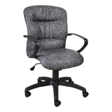 Ruched Tuscan Medium-Back Office Chair