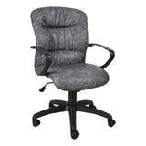 Ruched Tuscan Medium-Back Office Chair