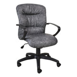 Ruched Tuscan Medium-Back Office Chair