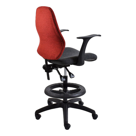 S3009 Operator Draughtsman Medium-Back Office Chair