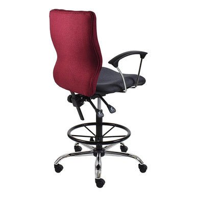S5009 Operator Draughtsman Medium-Back Office Chair